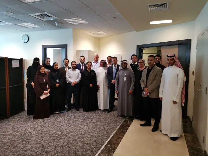 Engagement team with client leaders at the General Authority of Meteorology and Environment