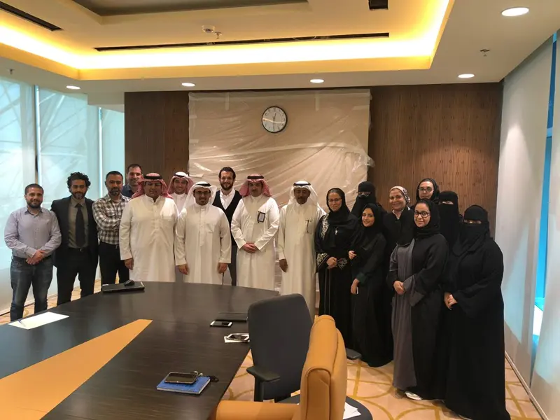 Program team at the General Authority of Meteorology and Environment in Riyadh